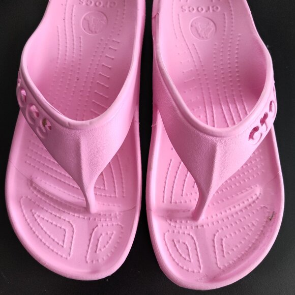 Pink Crocs Sandales Size 10 - Picture 1 of 4